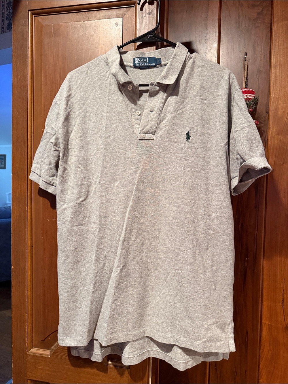 Polo by Ralph Lauren Men's Heather Gray Short-Sleeve Polo